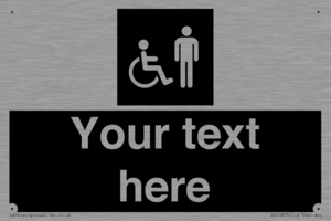 Custom information: black panel disabled and male